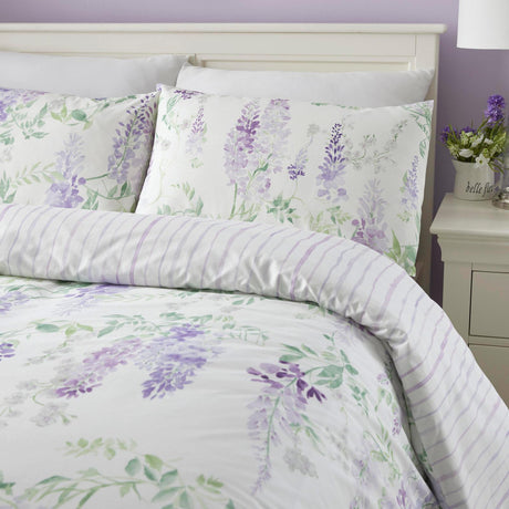 Wisteria Duvet Cover Set Lilac