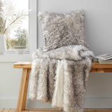 Arctic Fox Faux Fur Cushion