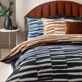 Piper Abstract Cotton Rich Reversible Duvet Cover Set