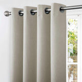 Athos Blackout Eyelet Curtains Cream