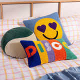 Smile Knitted Cushion Cover