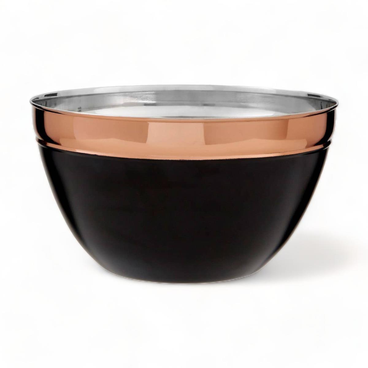 Charcoal + Copper Large Mixing Bowl