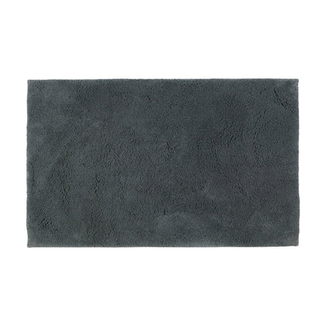 Hotel Luxury Deep Pile Cotton Bath Mat Charcoal Bath Mat Allure   