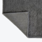 Chenille Bobble Bath Mat Charcoal