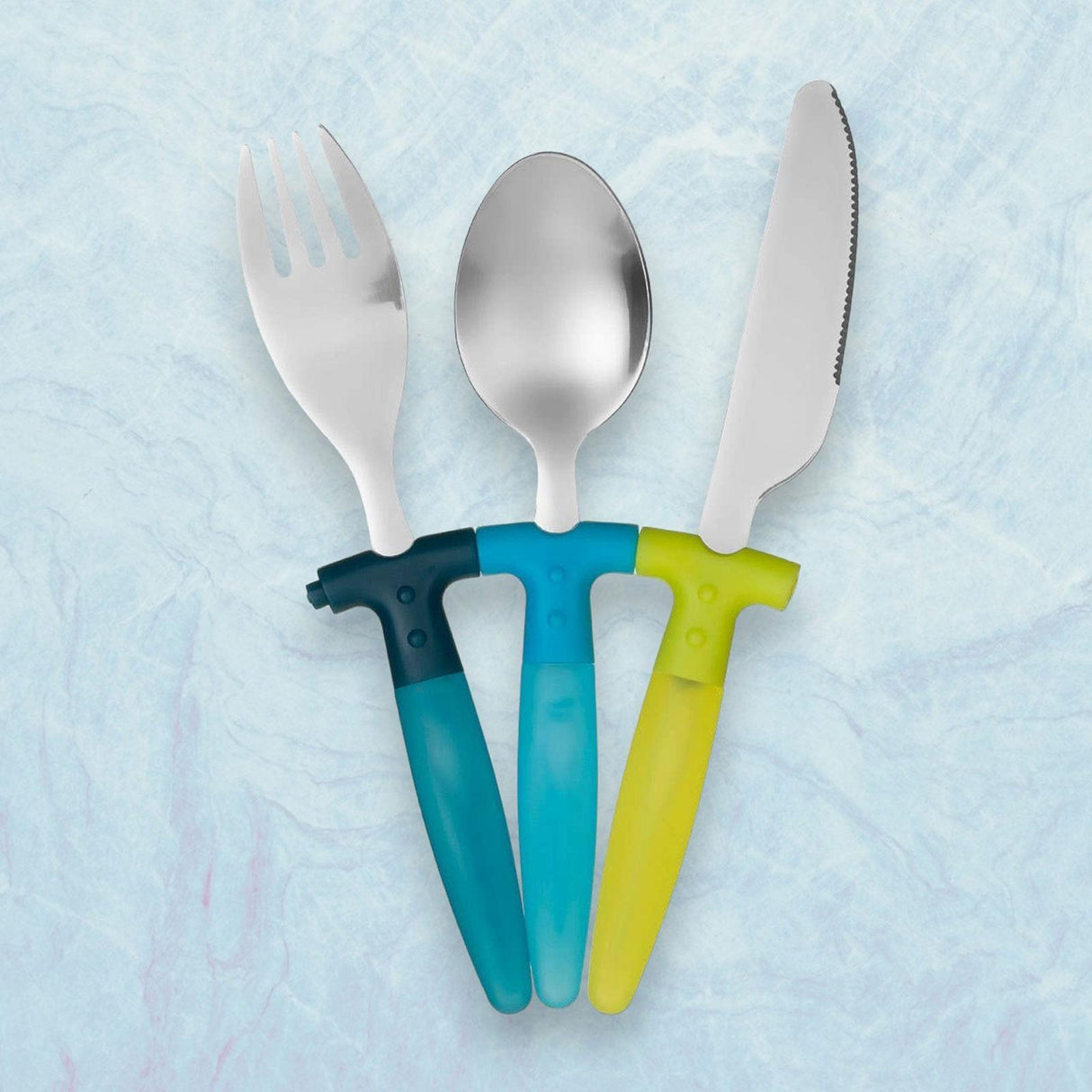 Click Together Blue Kids Cutlery Set