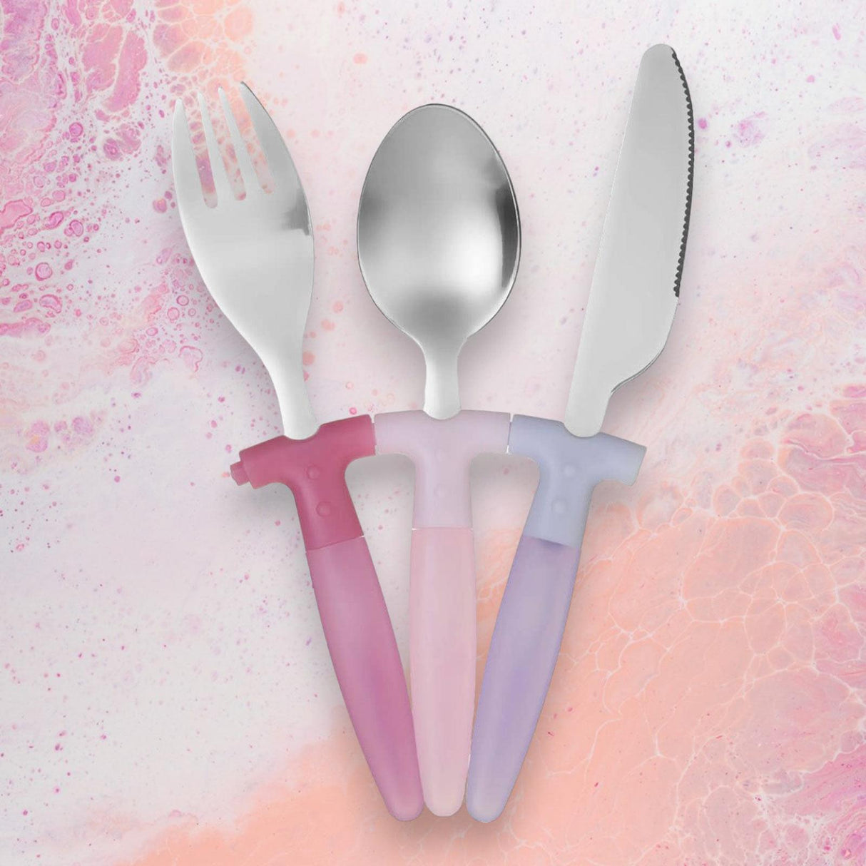 Click Together Pastel Kids Cutlery Set