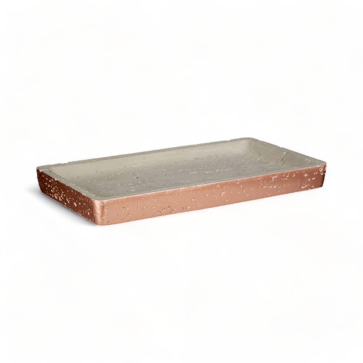 Concrete + Copper Tray