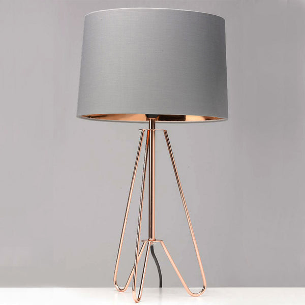 Ziggy Table Lamp Copper + Grey