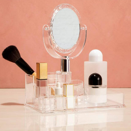 Cosmetics Organiser with Mirror