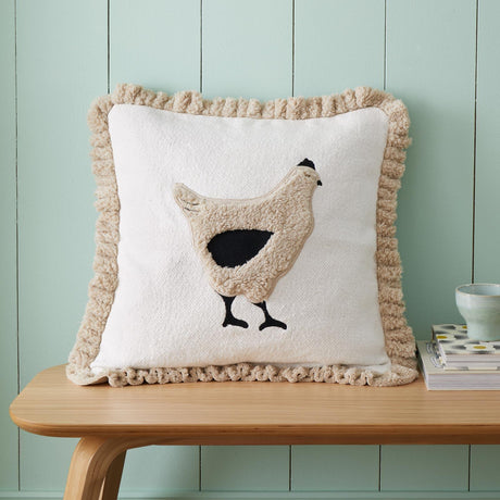 Catherine Lansfield Country Hen Cushion Cover 45cm x 45cm (18"x18")