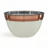 Cream + Copper Mixing Bowl