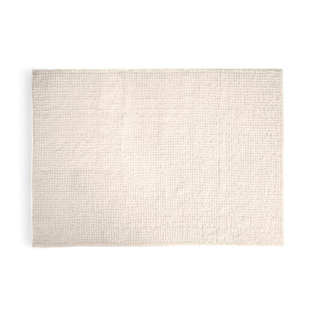 Chenille Bobble Bath Mat Cream