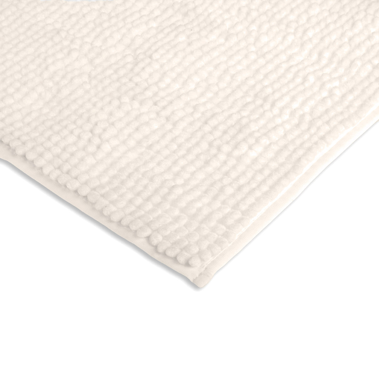 Chenille Bobble Bath Mat Cream