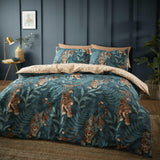 Tropic Tiger Leaf Duvet Cover Set