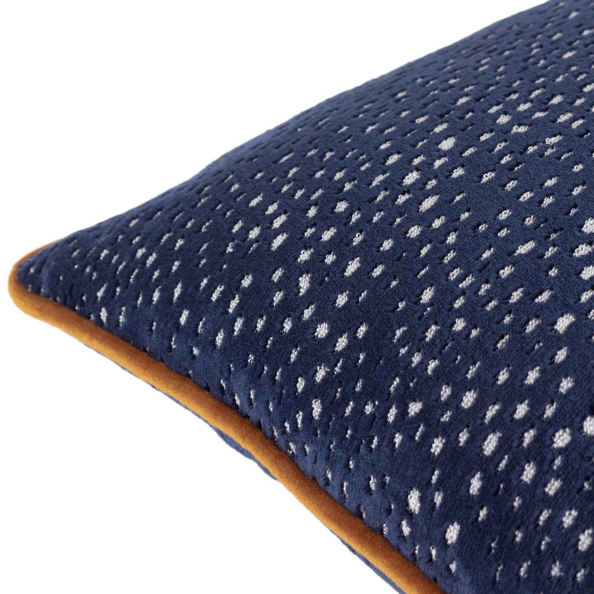 Estelle Spotted Cut Velvet Cushion Cover 18" x 18" (45cm x 45cm)