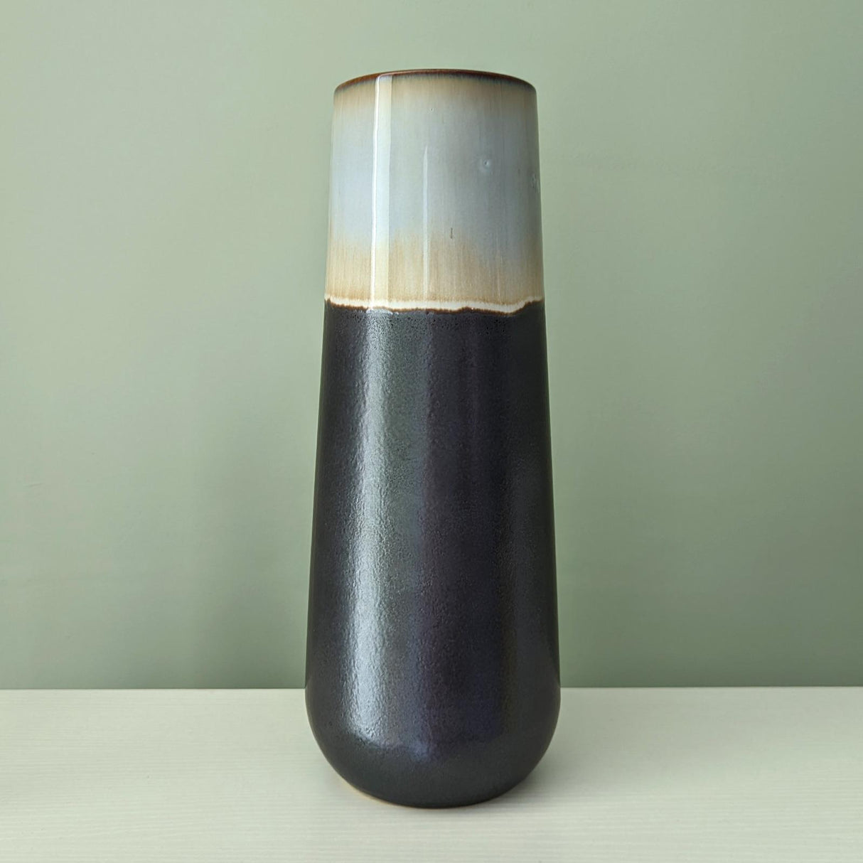 Smoked Grey Glaze Vase