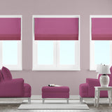 Lucida Raspberry Made To Measure Roman Blind