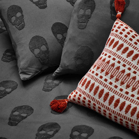 Skulls Tufted Duvet Cover Set