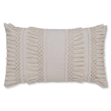 Izmir Cotton Tassel Cushion Stone Grey