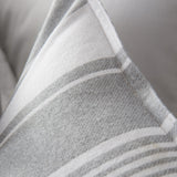 Brushed Ticking Stripe Duvet Cover Set