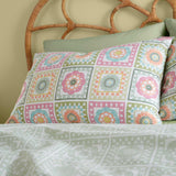 Crochet Print Duvet Cover Set