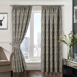 Georgia Chenille Tape Top Curtains Natural