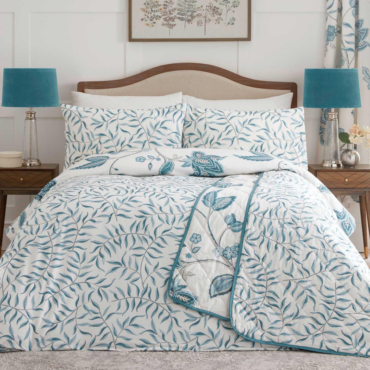 Samira Duvet Cover Set Teal