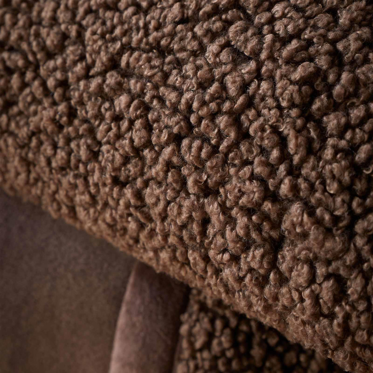 So Soft Velvet Bouclé Throw Chocolate