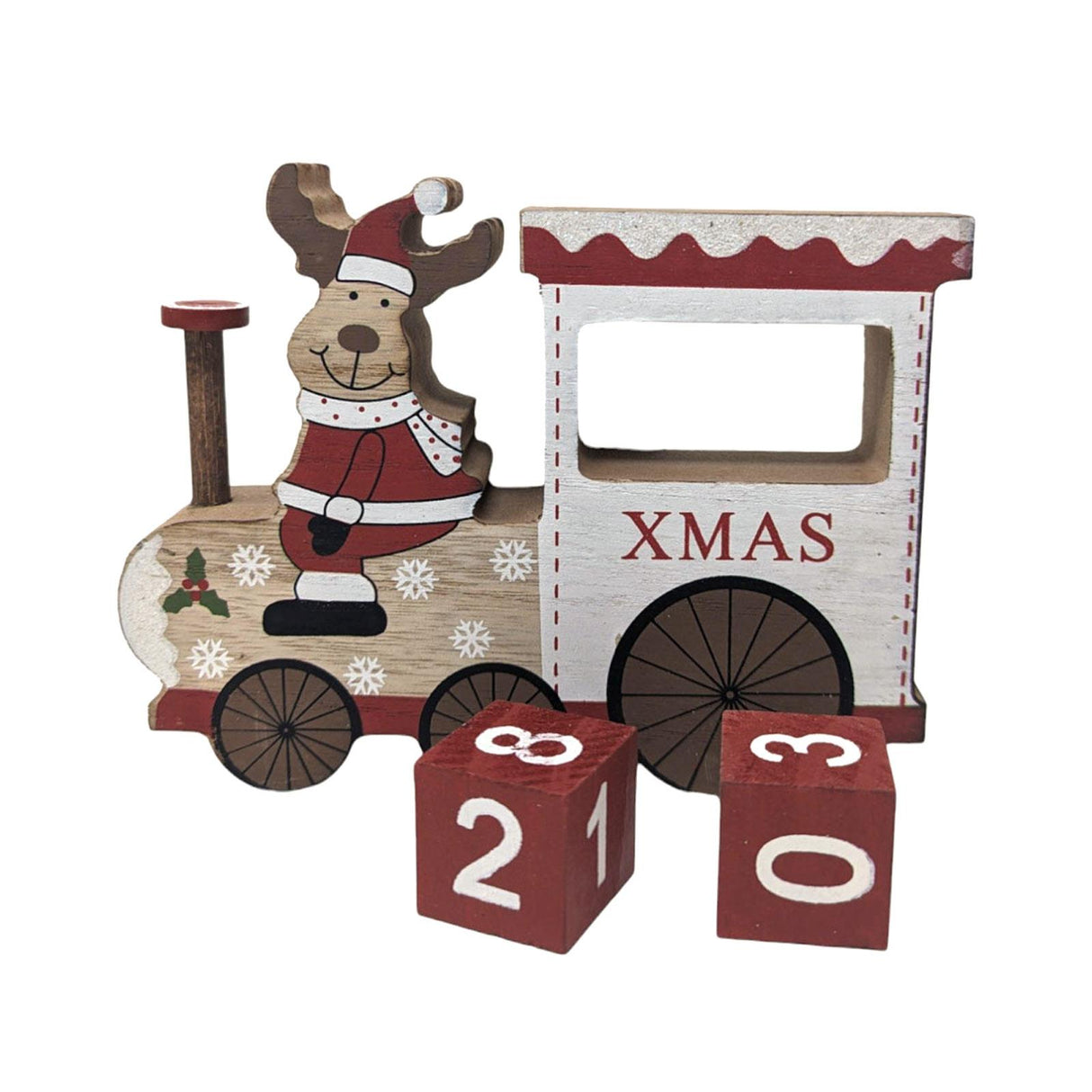 Wooden Train Advent Calendar