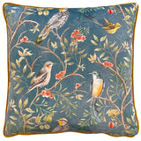 Orient Chinoiserie Birds Cushion Cover 17" x 17" (43cm x 43cm)