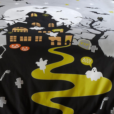 Haunted House Halloween Duvet Cover Set