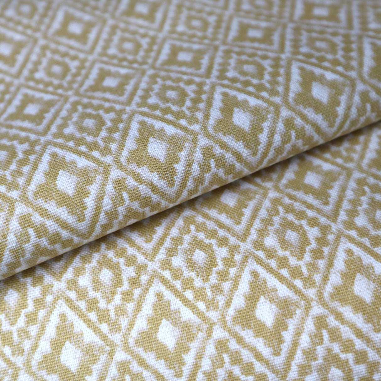 Aztec Ochre Made To Measure Curtains