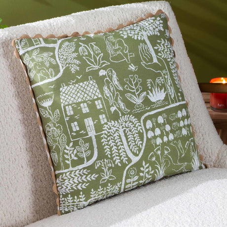 furn. Frida Jacquard Cushion Cover 45cm x 45cm (18"x18")