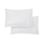 400TC Cotton Sateen Oxford Pillowcases Dove Grey