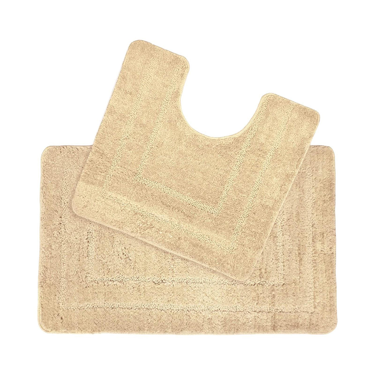 Lisa Bath & Pedestal Mat Set Beige