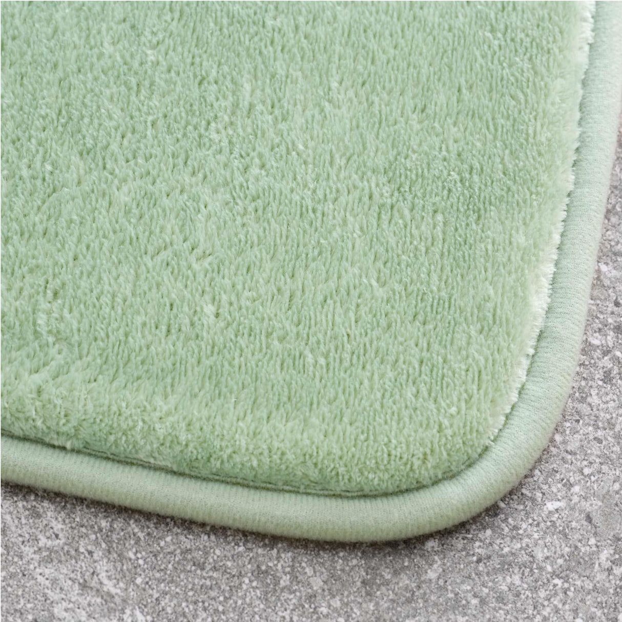 Anti-Bacterial Memory Foam Bath Set Sage