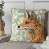 Manor Fox Watercolour Cushion Cover 17" x 17"