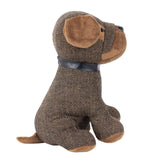 Boston Herringbone Dog Doorstop