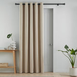 Wilson Velvet Blackout Thermal Door Panel Natural