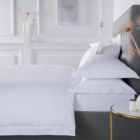 Baratta 100% Cotton White Duvet Cover Set