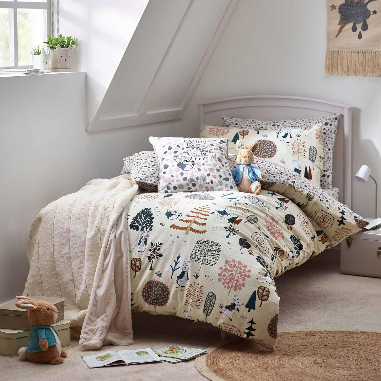 Peter Rabbit™ Scandi Woods Brushed Cotton Duvet Cover Set