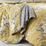 Canterbury Floral Bedspread Ochre