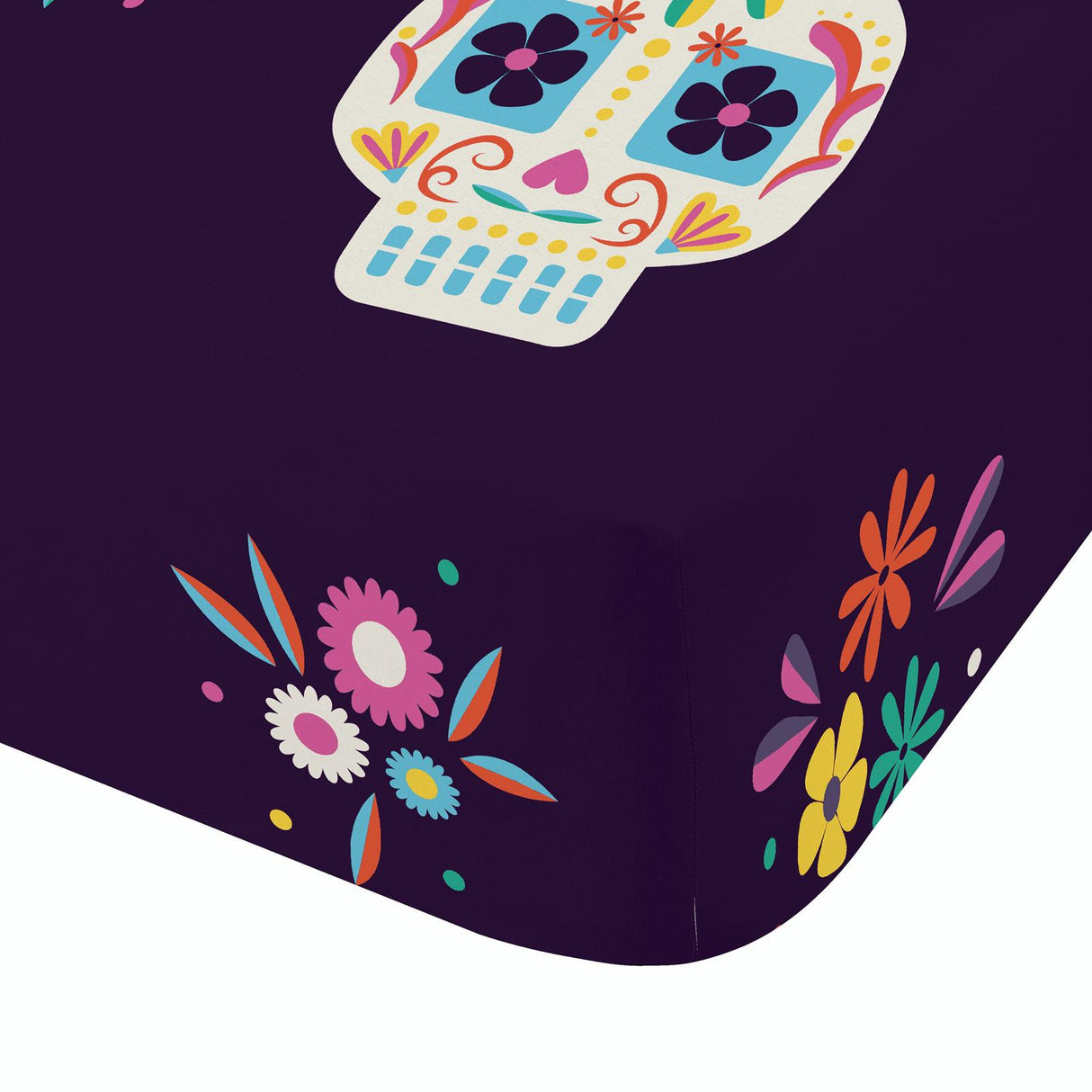 Sugar Skull Fiesta Fitted Sheet