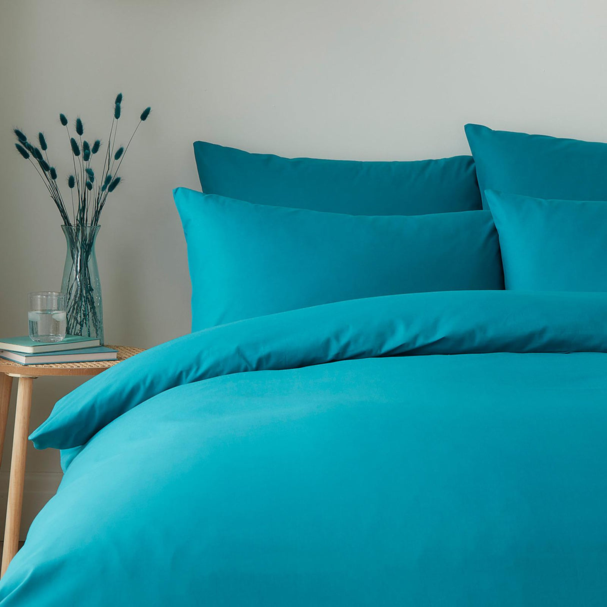 Pure Cotton Duvet Cover Set Teal