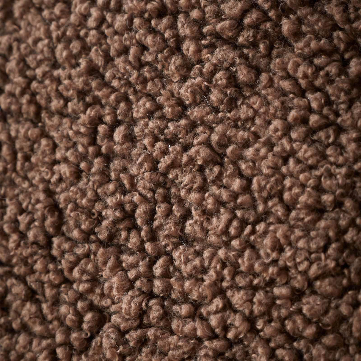 So Soft Velvet Bouclé Cushion Chocolate