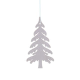 Pink Laser Cut Tree Decoration