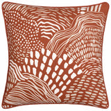 Nola Abstract Piped Cushion Cover 18" x 18" (45cm x 45cm)