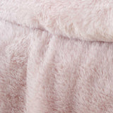 Glamour Fur Throw Blush