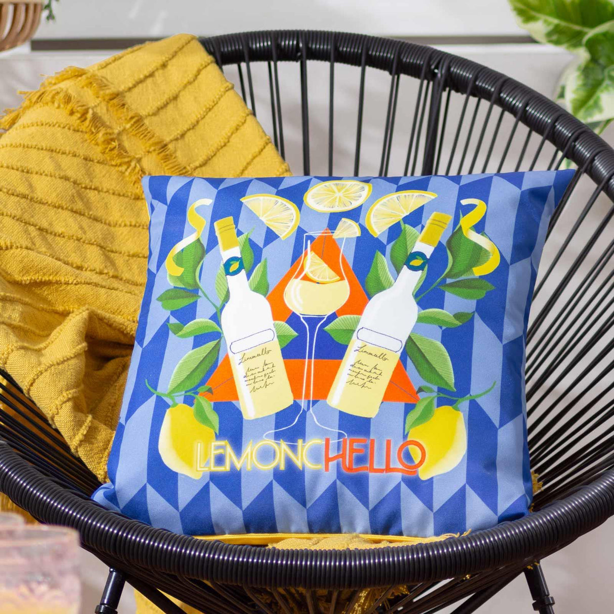 Limoncello Outdoor Cushion Cover