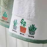 Mixed Herbs Pack of 4 Tea Towels